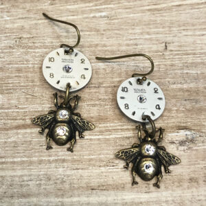 Bee On Time Earrings