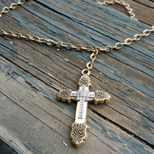Victorian Trefoil Cross Necklace