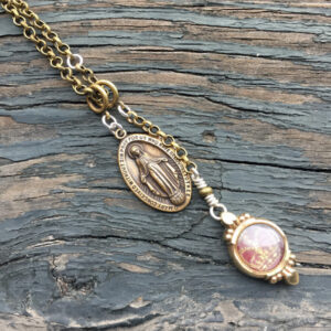 Religious Medallion Surprise Necklace