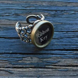 Authentic Typewriter Key Ring