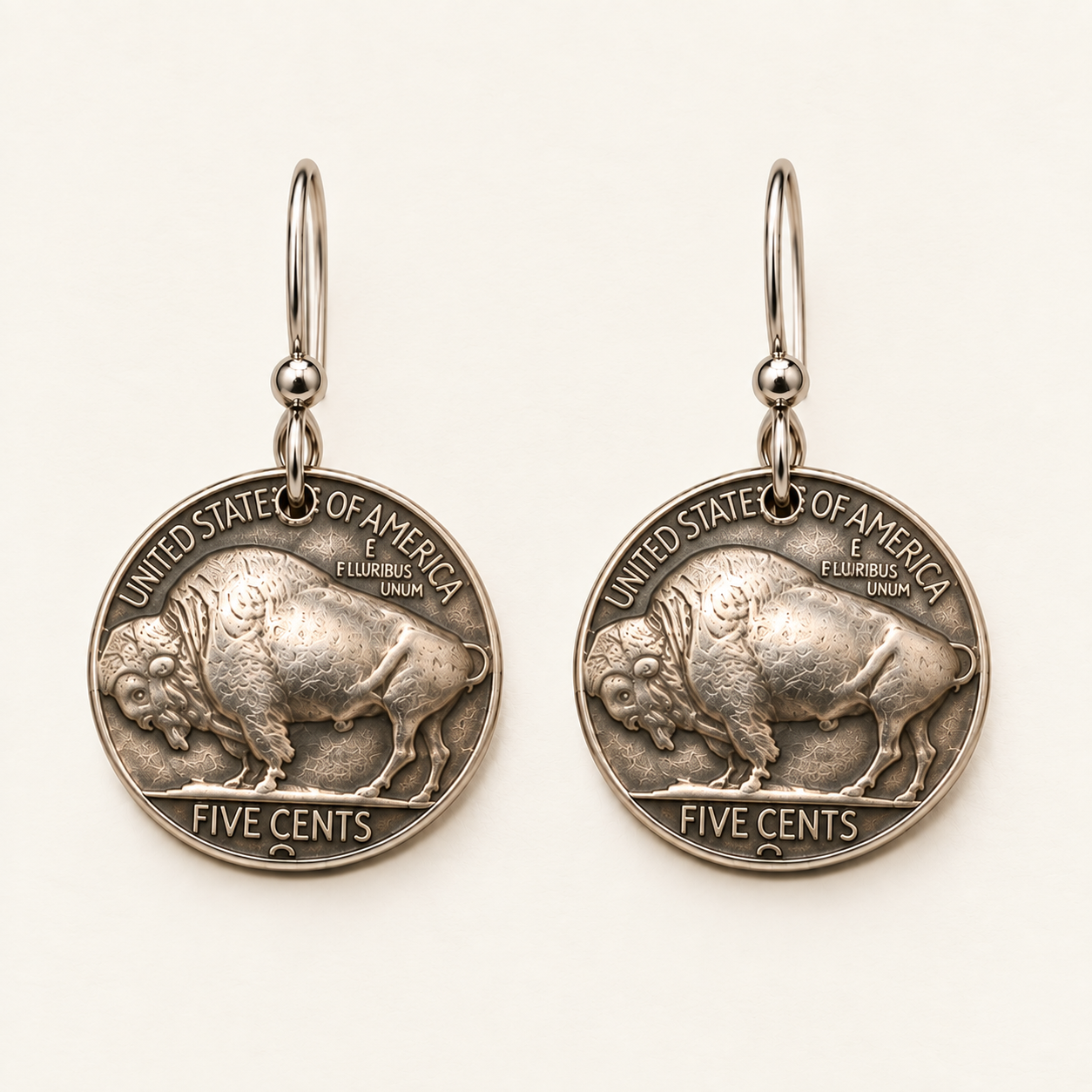 Buffalo Nickel Earrings - Image 4