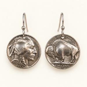 Buffalo Nickel Earrings