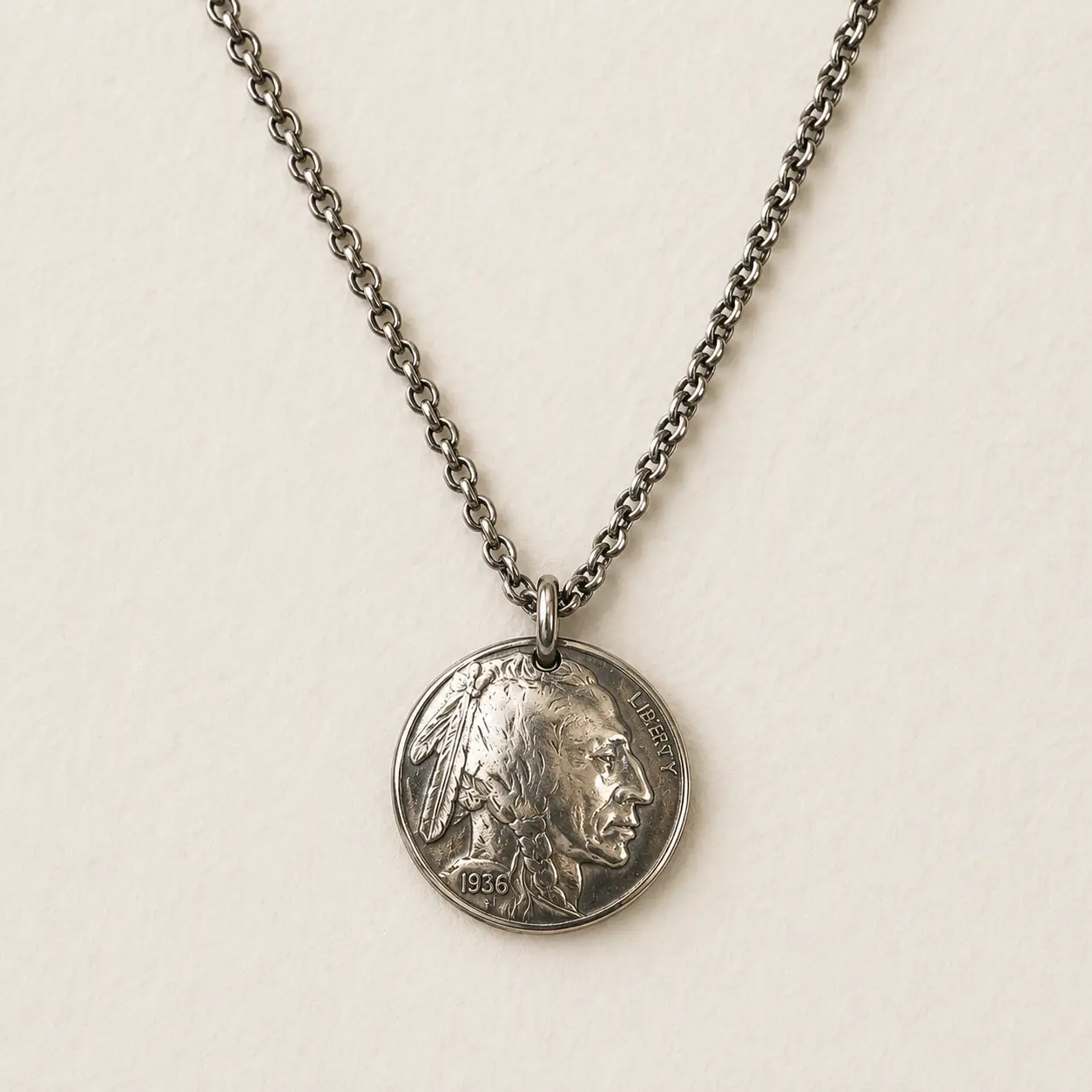 Indian Head Nickel Necklace