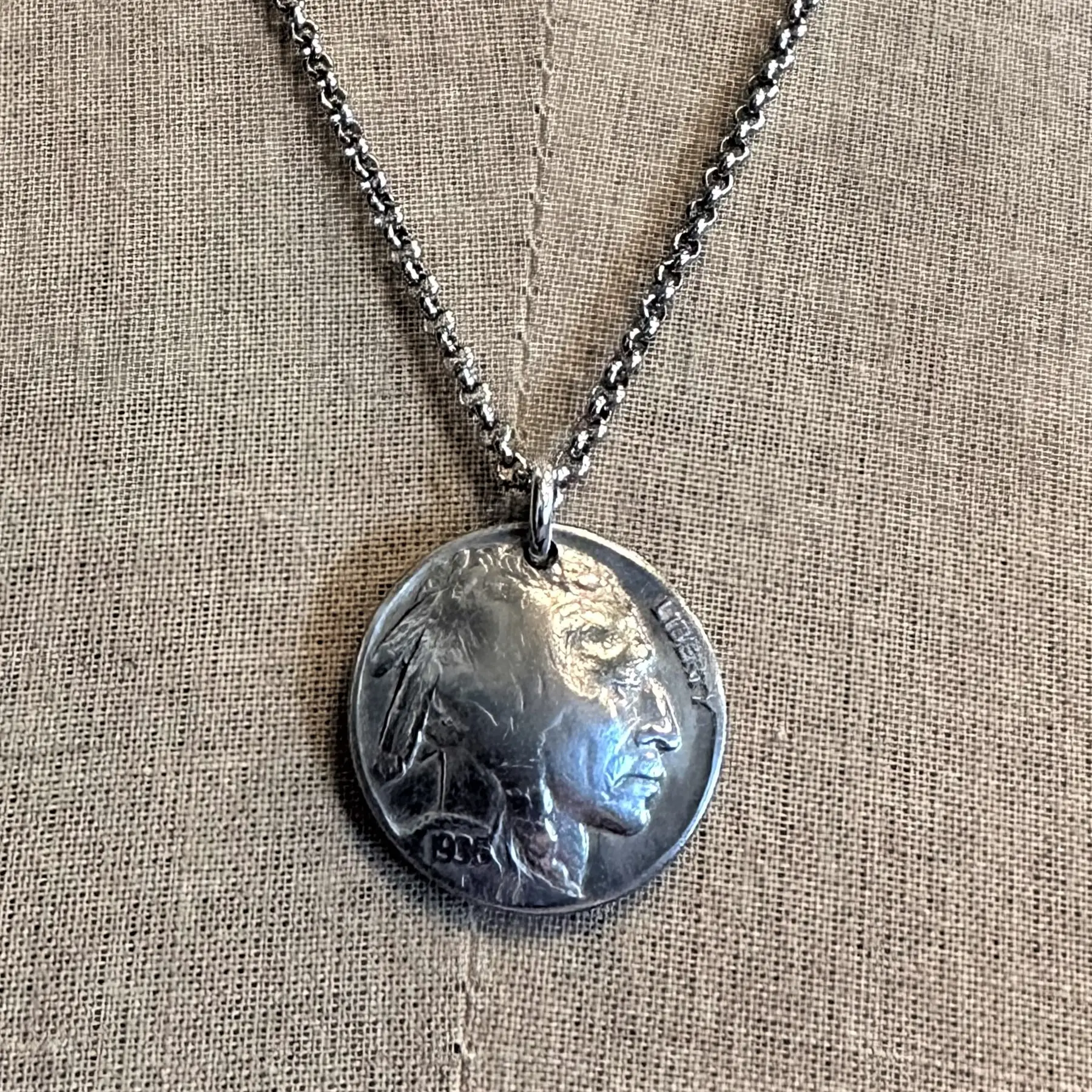 Indian Head Nickel Necklace - Image 4