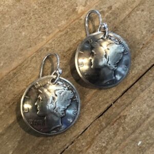 Mercury Dime Earrings