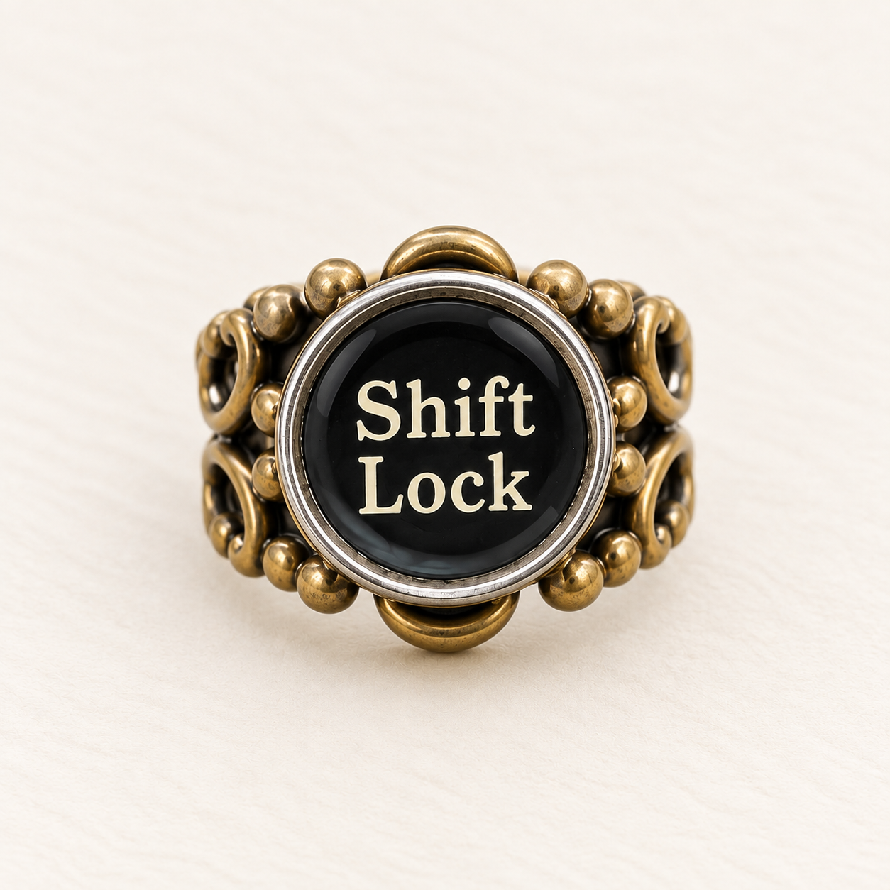 Authentic Typewriter Key Ring