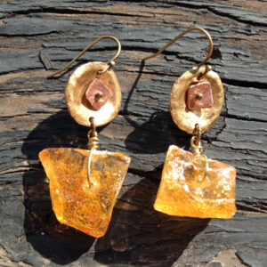 Lost Art Amber Earrings