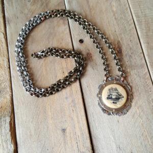Scrimshaw Necklace