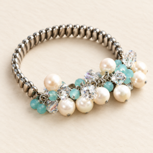 Speidel Gem & Crystal Corsage Bracelet