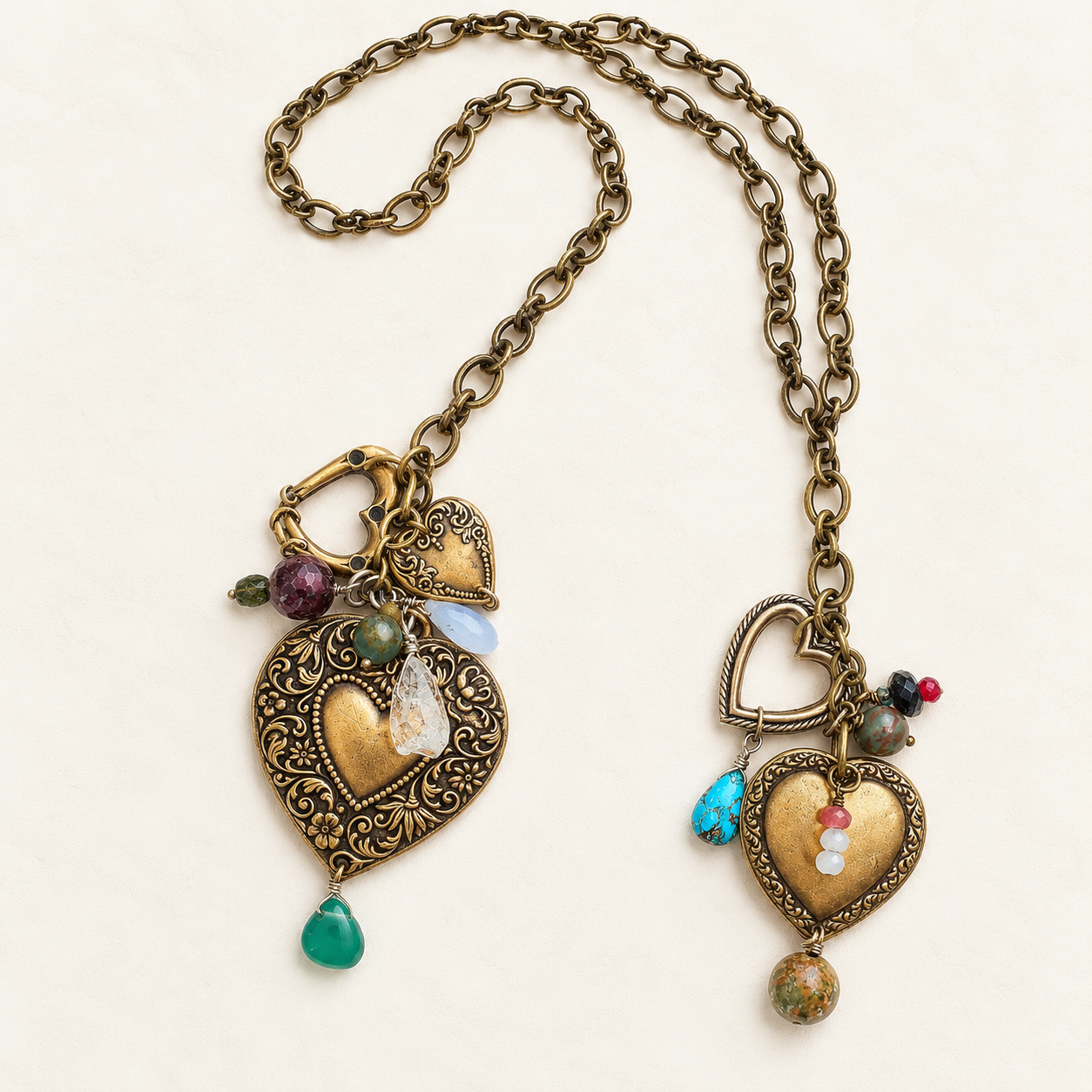 Lovers At Heart Lariat Necklace - Image 2