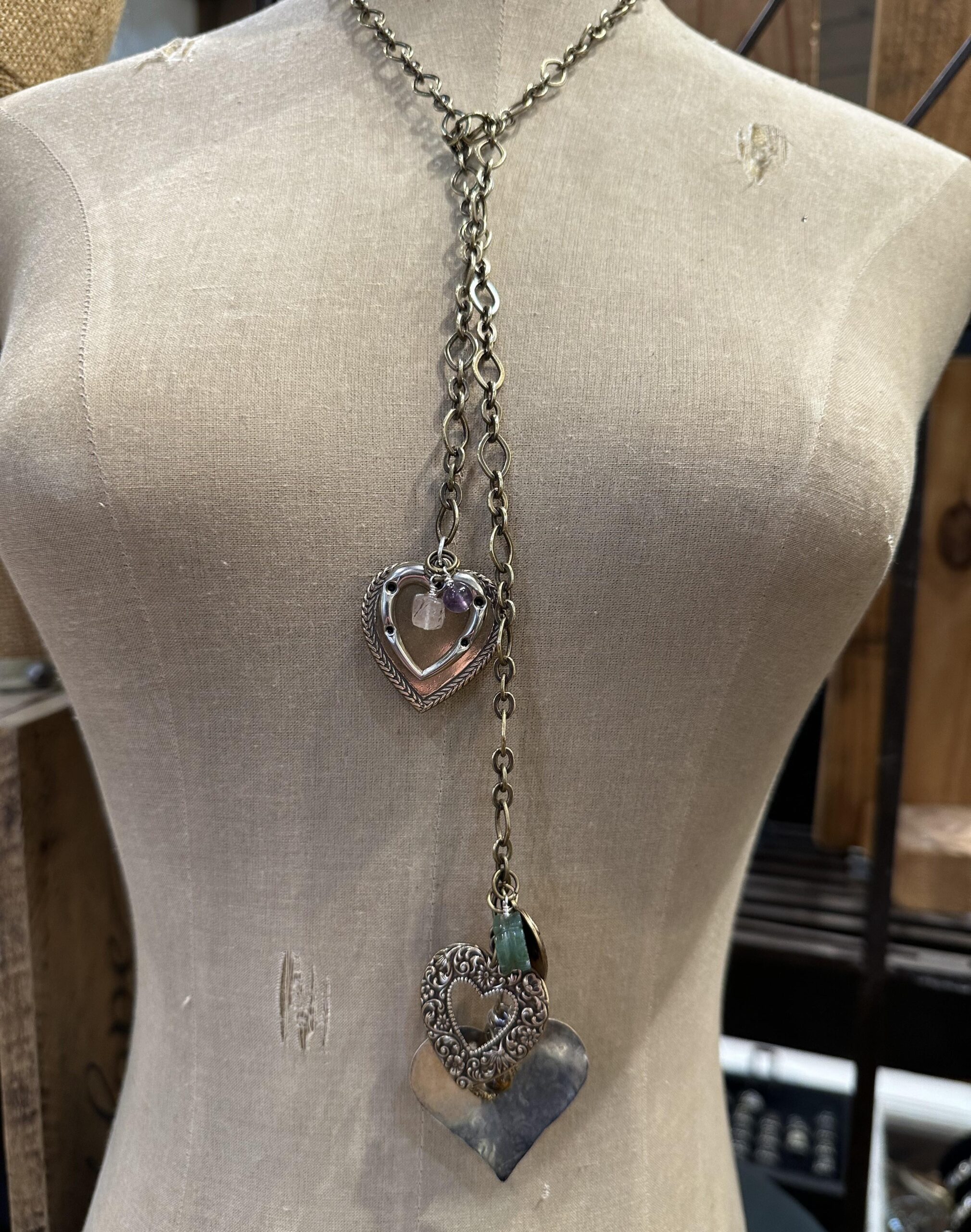 Lovers At Heart Lariat Necklace - Image 2