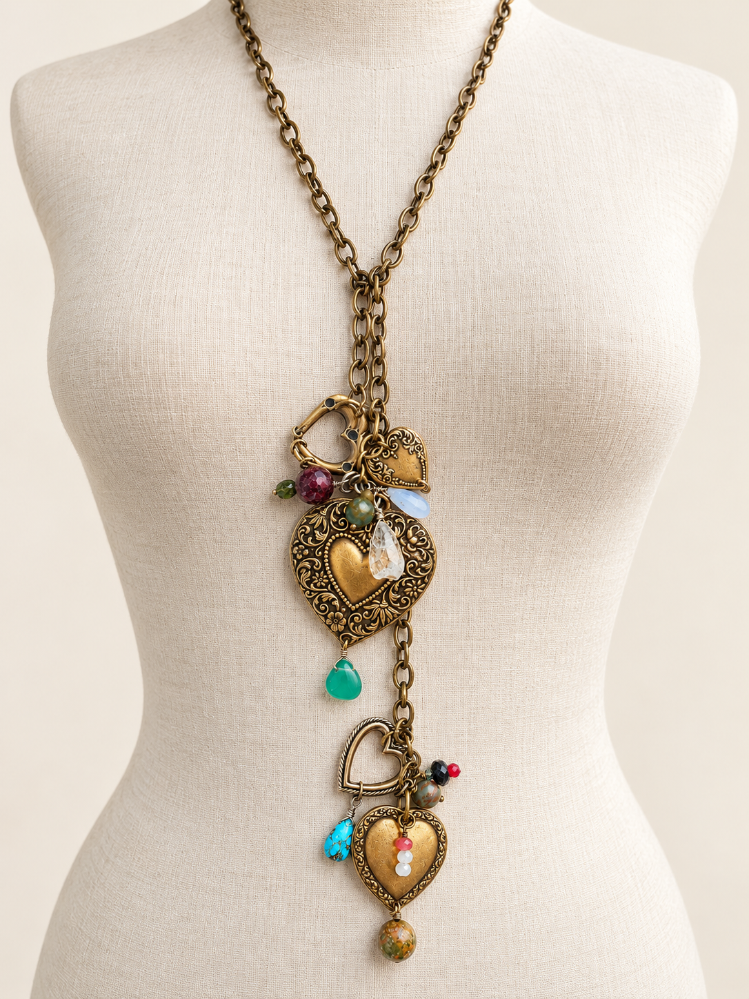 Lovers At Heart Lariat Necklace - Image 3