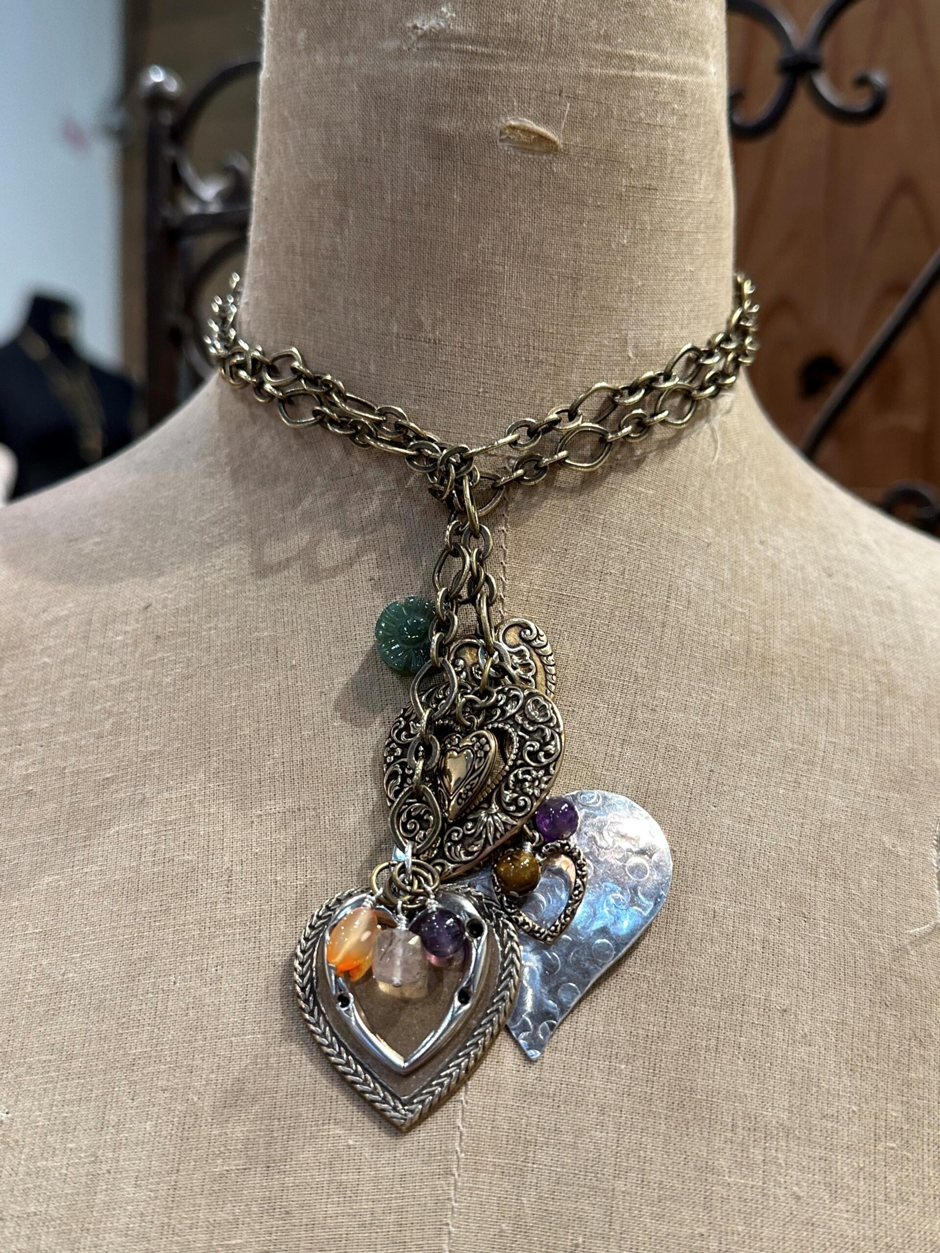 Lovers At Heart Lariat Necklace