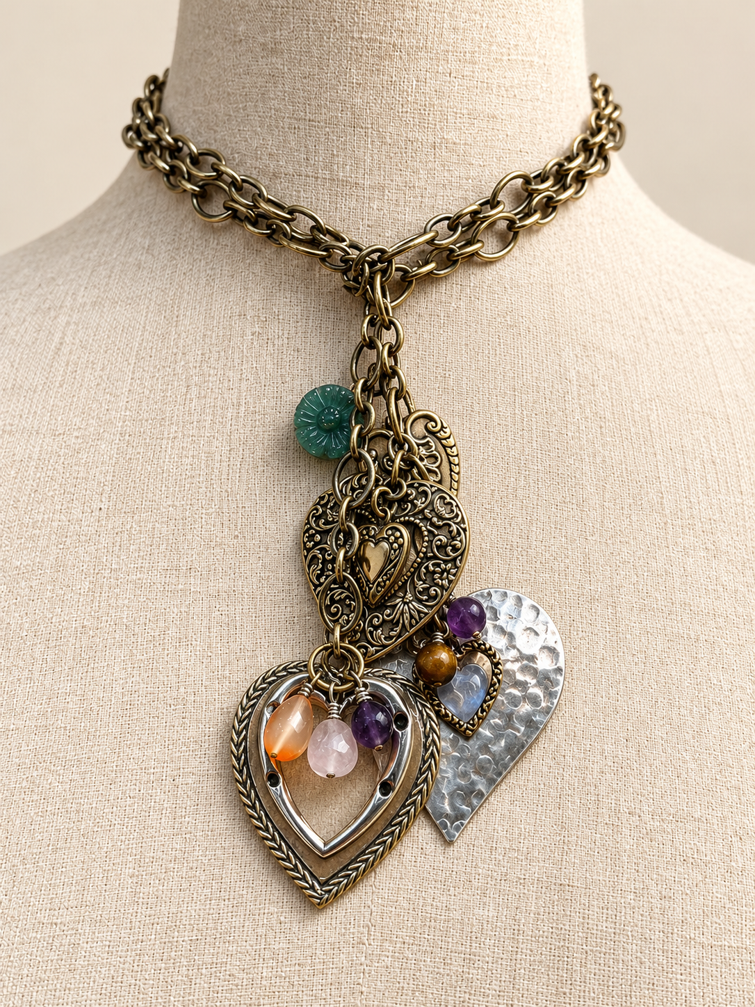 Lovers At Heart Lariat Necklace