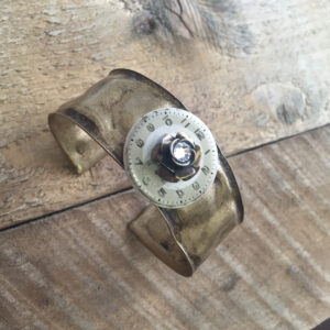 Time To Smell the Roses Cuff Bracelet