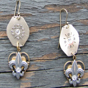 Time For Mardi Gras Earrings