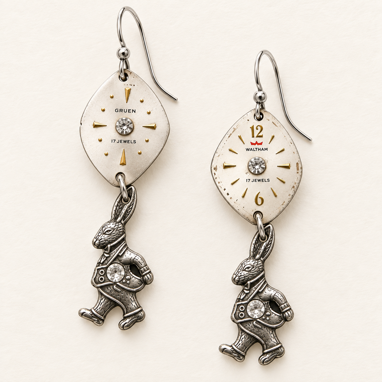 Alice I'm Late Earrings