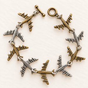 Connecting Flight Airplane Bracelet