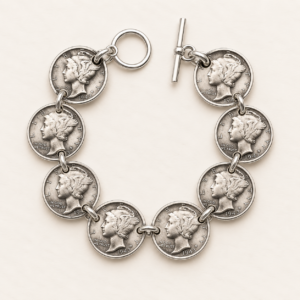 Mercury Dime Link Bracelet