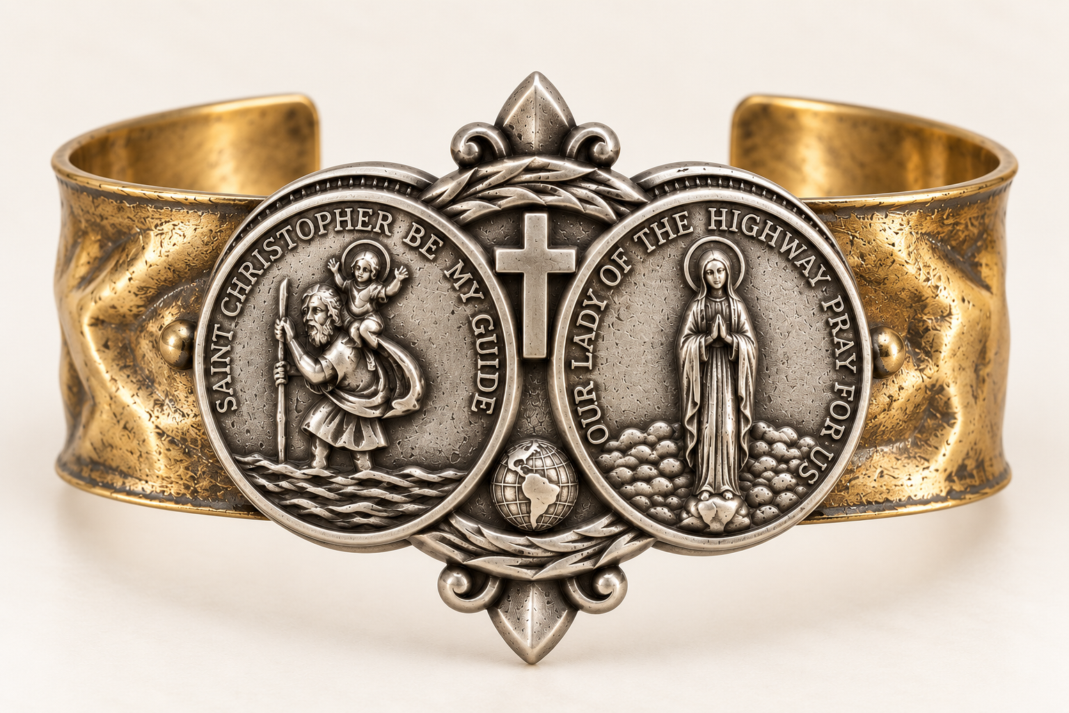 Our Lady of the Highway Cuff Bracelet - Image 2