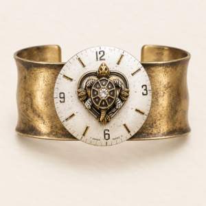 Slow as a Turtle Cuff Bracelet