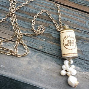 Pearl Vineyard Cork Necklace