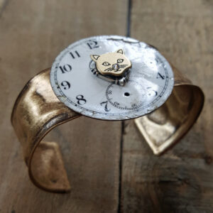 Meow Is Not The Time Cuff Bracelet