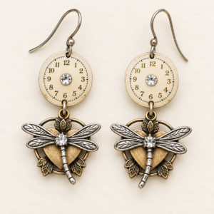 Time Flies Dragonfly Earrings