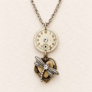 Time Flies Dragonfly Necklace