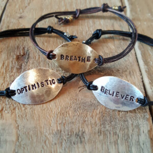 Just Say It Adjustable Knot Bracelet