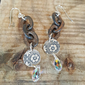 Rustic Floral Earrings