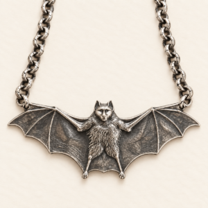 Gothic Bat Necklace