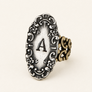 Luggage Tag Initial Ring