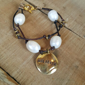 Just Say It Pearl Bracelet