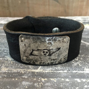 Tennessee TriStar Leather Cuff Bracelet