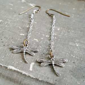 Dangling Dragonfly Earrings