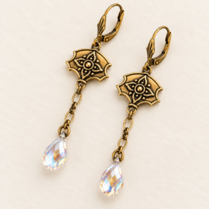Victorian Crystal Drop Earrings