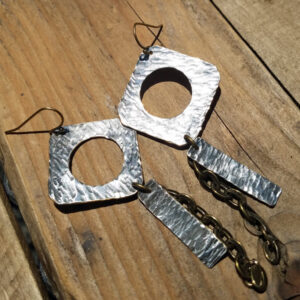 Reclaimed Brass Gypsy Earrings