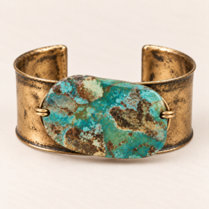Free-Form Gemstone Cuff