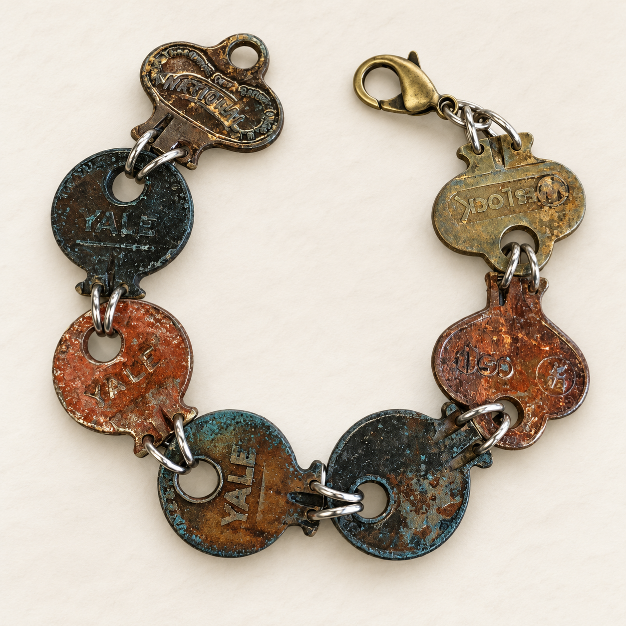 Vintage Key End Bracelet