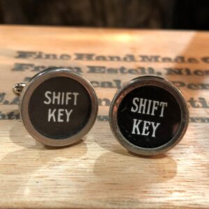 Authentic Typewriter Key Cufflinks