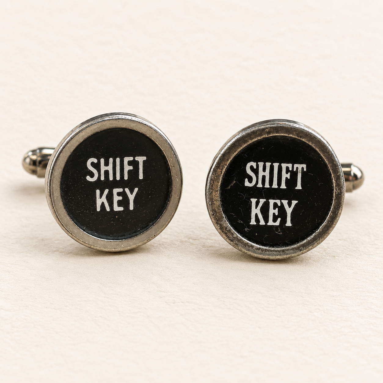 Authentic Typewriter Key Cufflinks