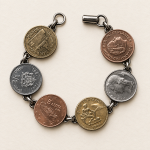 World Traveler Coin Bracelet