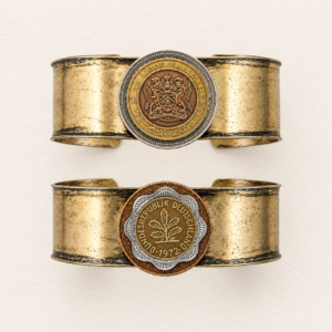 Layered Coins Cuff