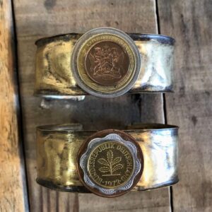 Layered Coins Cuff Bracelet