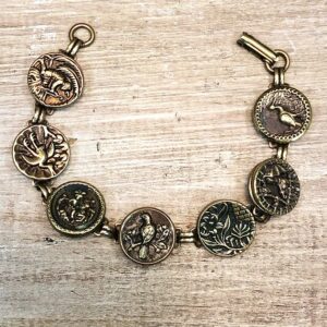 Victorian Picture Button Bracelet