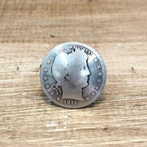 Barber Quarter Sterling Silver Ring