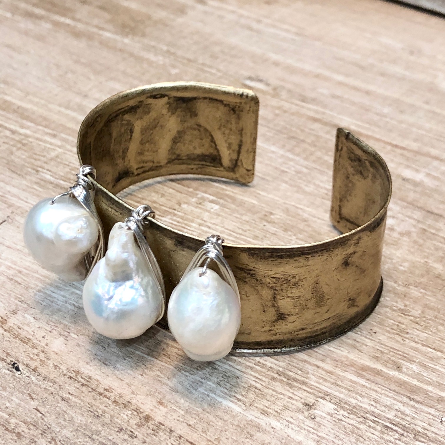 Serenity Pearl Bracelet – Earth Grace Artisan Jewelry