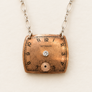 Vintage Watch Face Necklace