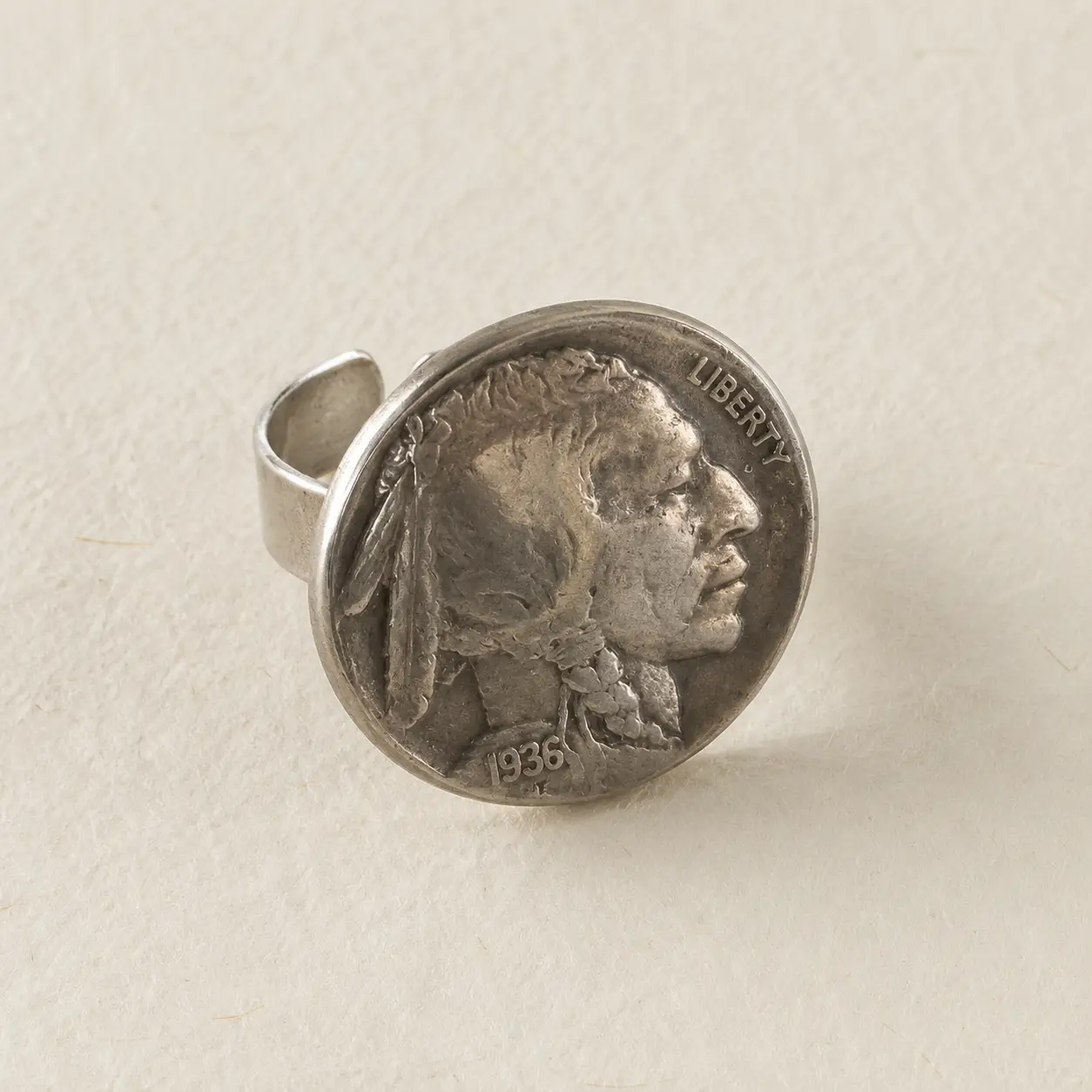 Indian Head Nickel Ring